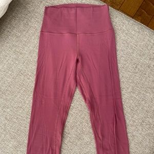 Lululemon Align Crops - Pink